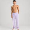 Lavender Stripe Men's Woven Cotton Pajama Pants | Private Label