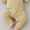 Custom Striped Cotton Baby Romper | Wrap Front Infant Sleepsuit Supplier
