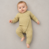 Custom Striped Cotton Baby Romper | Wrap Front Infant Sleepsuit Supplier