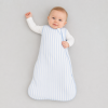 Custom Blue Stripe Bamboo Baby Sleep Sack | Private Label Infant Sleepwear