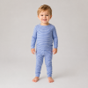Blue Stripe Baby & Toddler 2 Piece Pajama Set | Private Label Kids Sleepwear