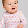 Rainbow Print Bamboo Baby & Toddler Pajama Set | Private Label Sleepwear