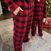 Custom Buffalo Plaid Christmas Family Pajamas | Private Label Flannel Sets