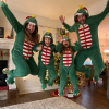 Custom Christmas Dinosaur Family Onesie Pajamas | Private Label Flannel