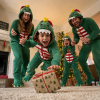 Custom Christmas Dinosaur Family Onesie Pajamas | Private Label Flannel