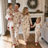 Custom Reindeer Print Modal Christmas Family Pajama Sets | OEM Sleepwear