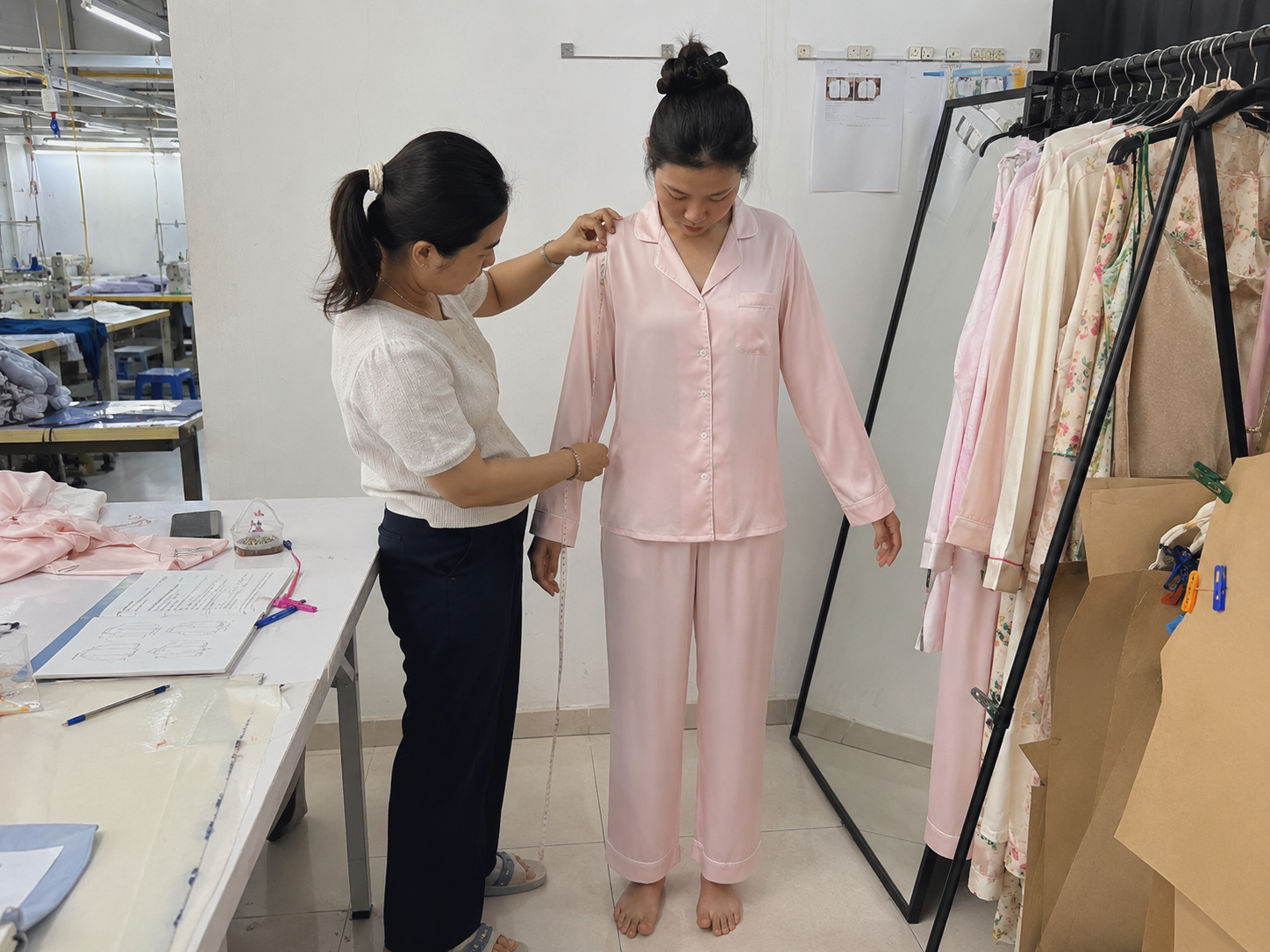 Fit Approval custom pajama development step