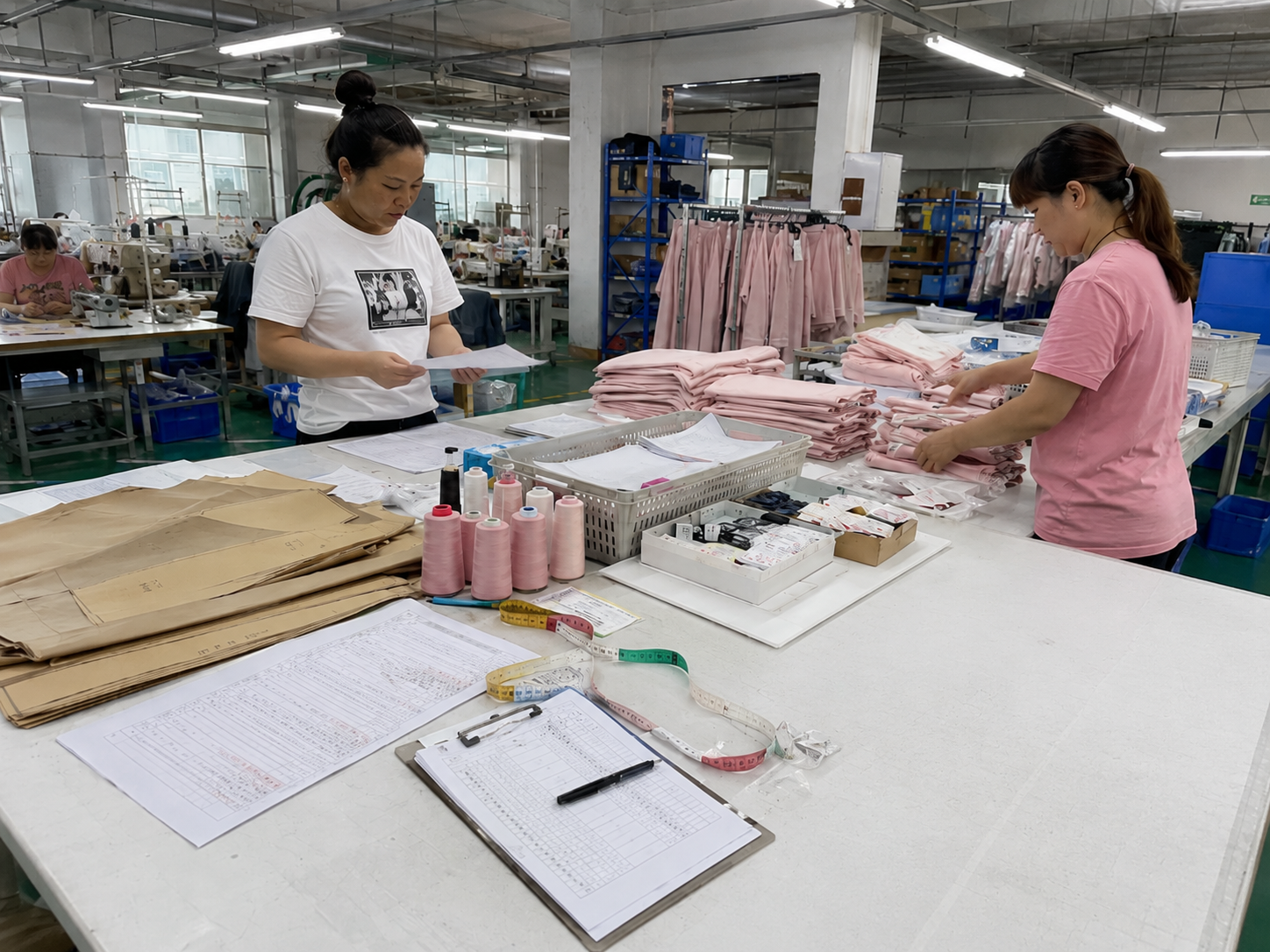 Production Preparation custom pajama development step