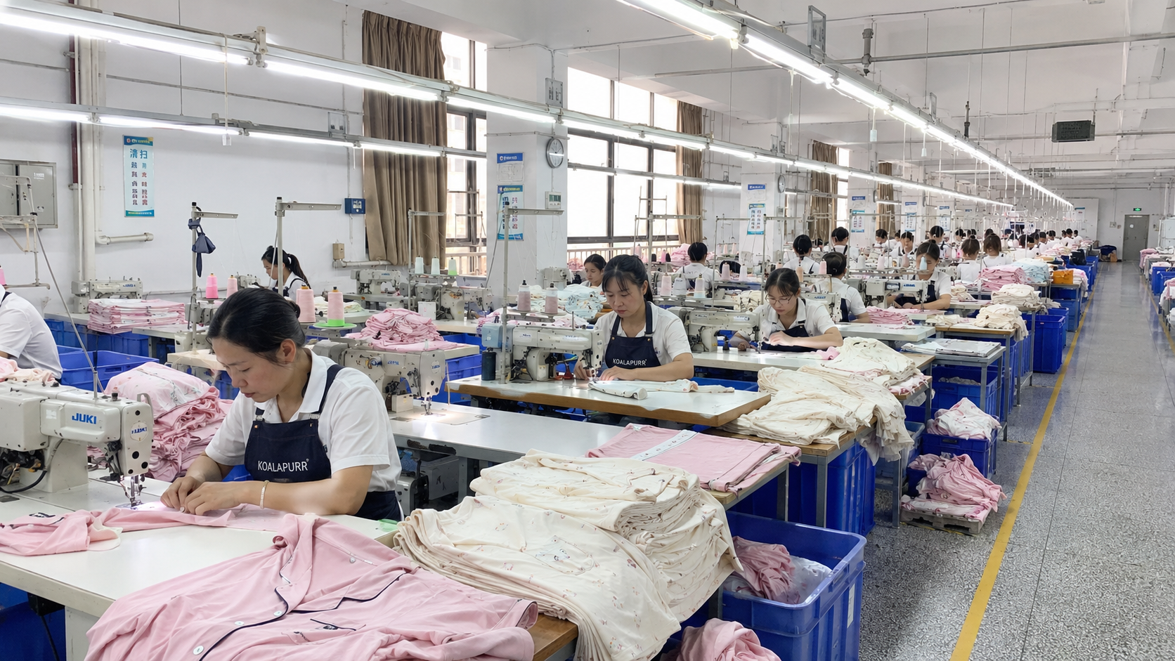 Sleepwear quality control