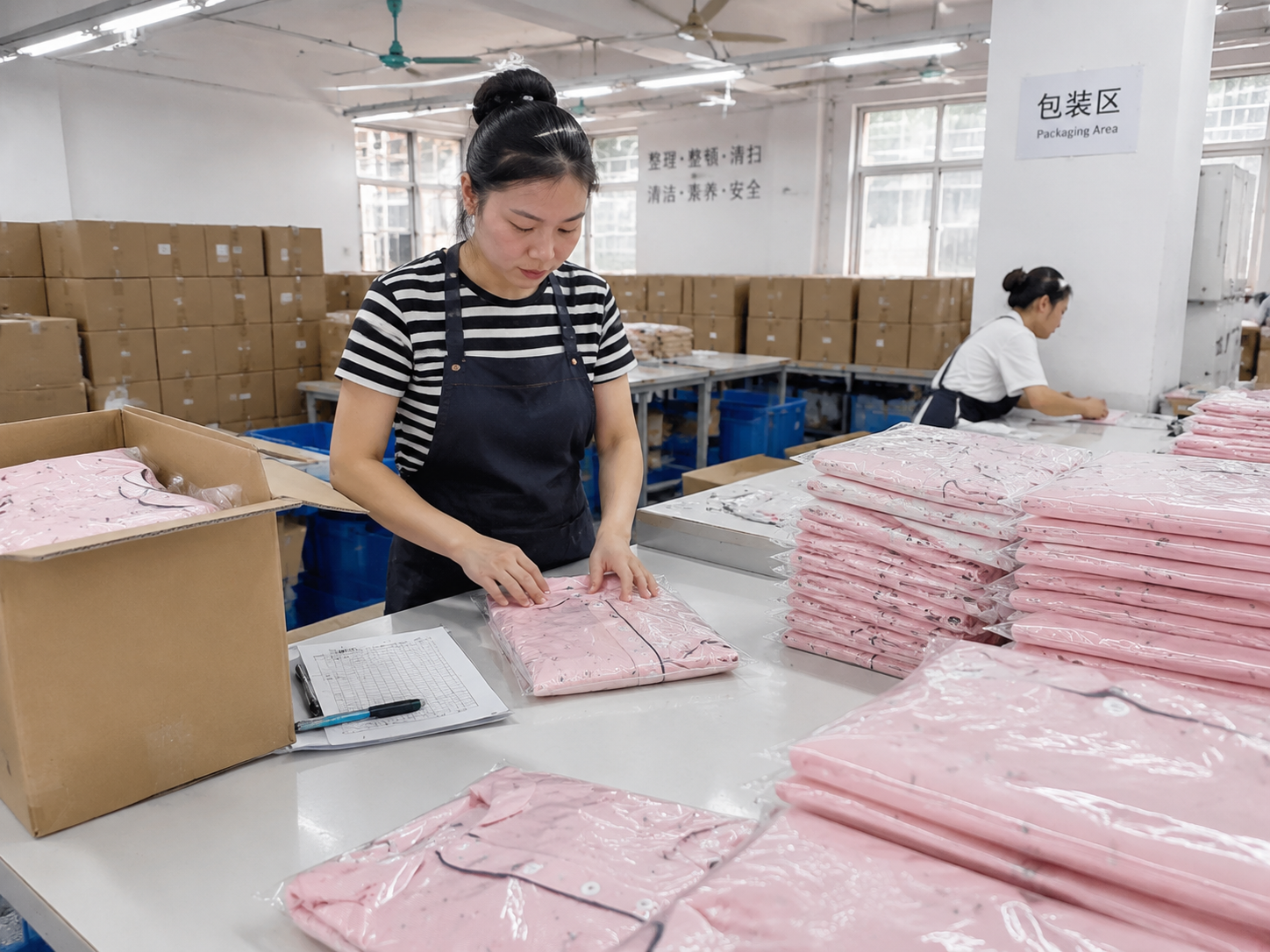 Packaging OEM production step