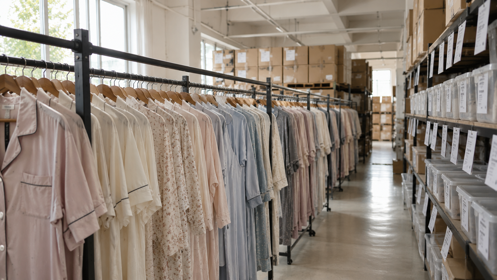 Flexible supply chain for sleepwear brands