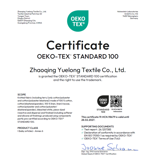 OEKO-TEX STANDARD100