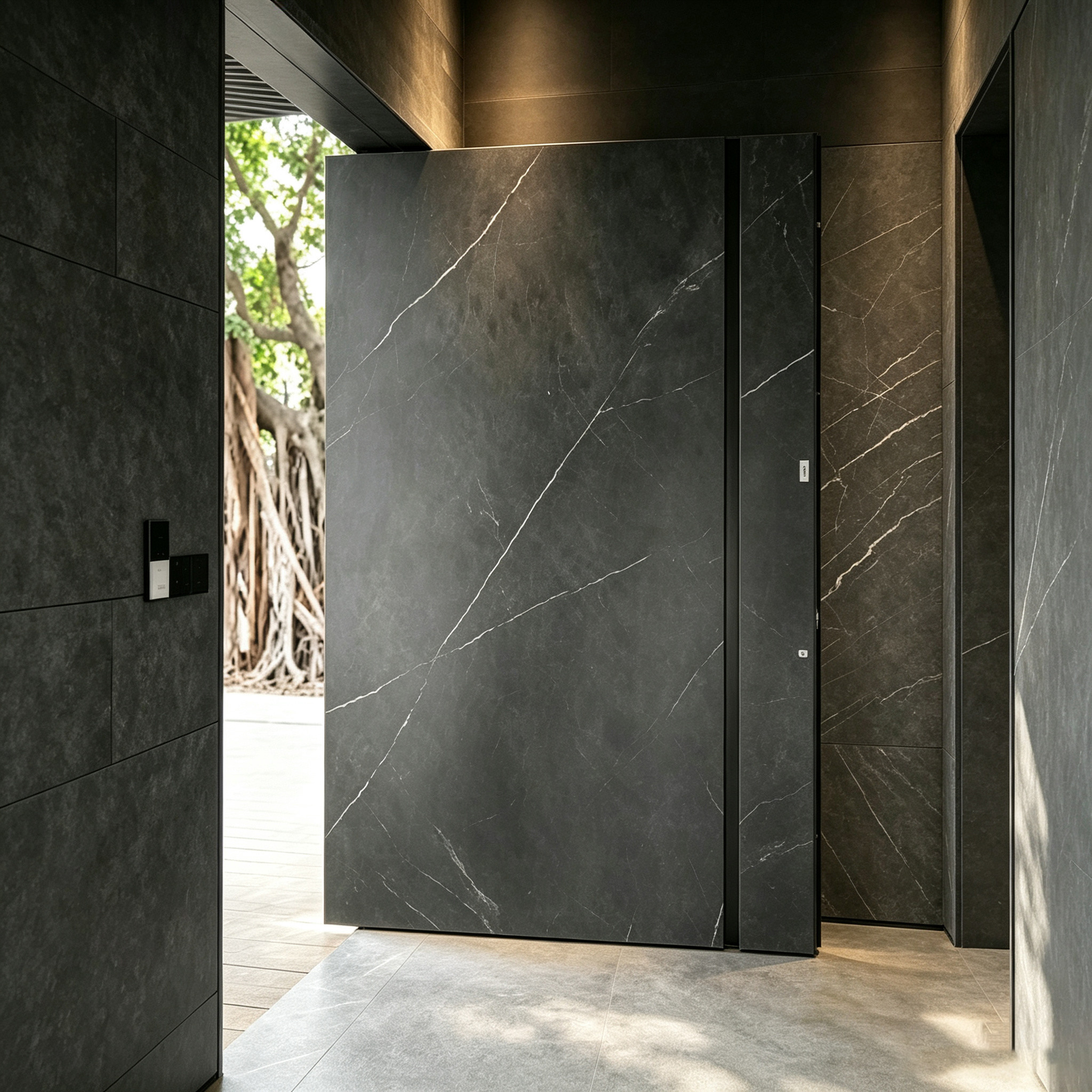 Aluminum alloy double door specially designed for high-end villas, luxury homes, and commercial clubs