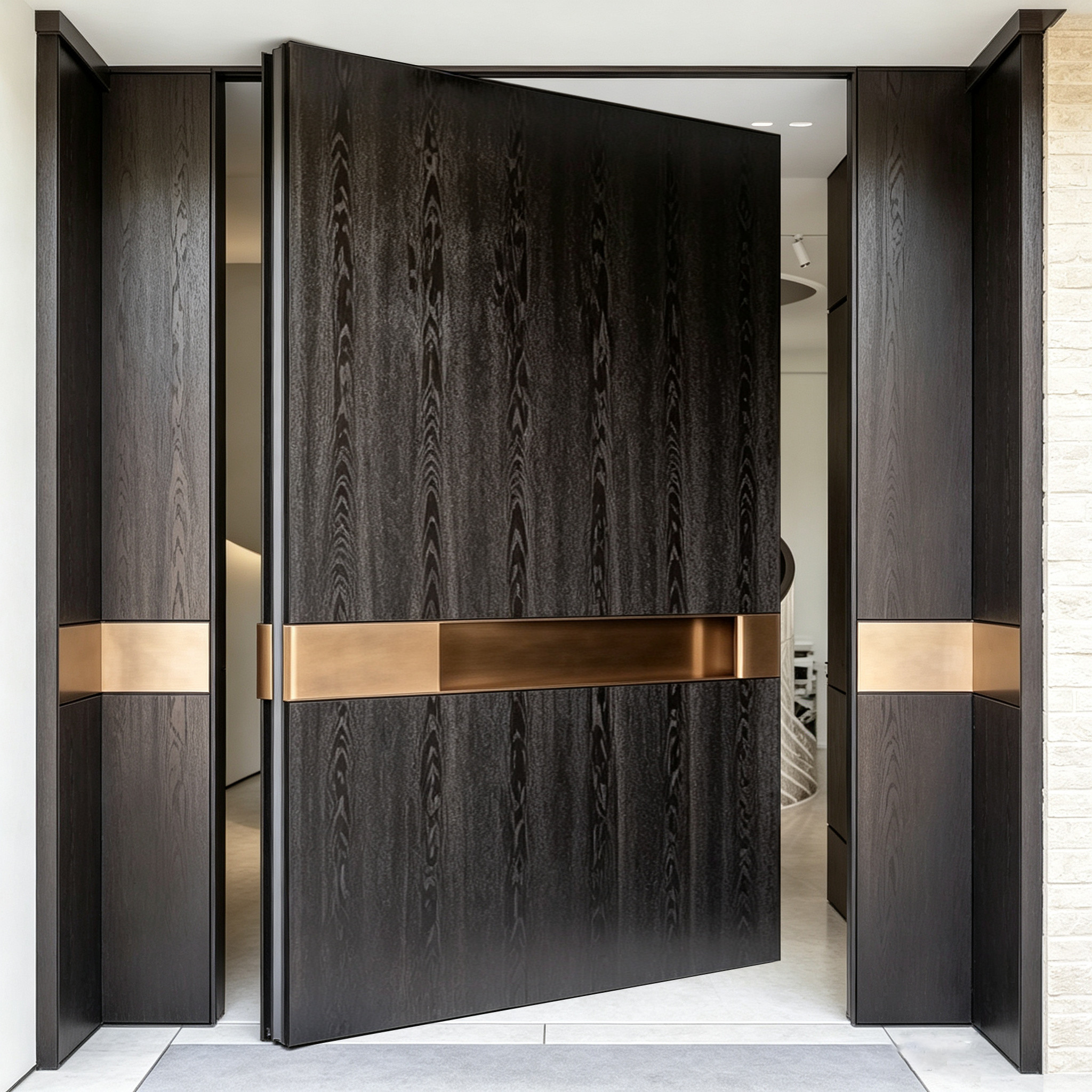 Aluminum alloy double door specially designed for high-end villas, luxury homes, and commercial clubs