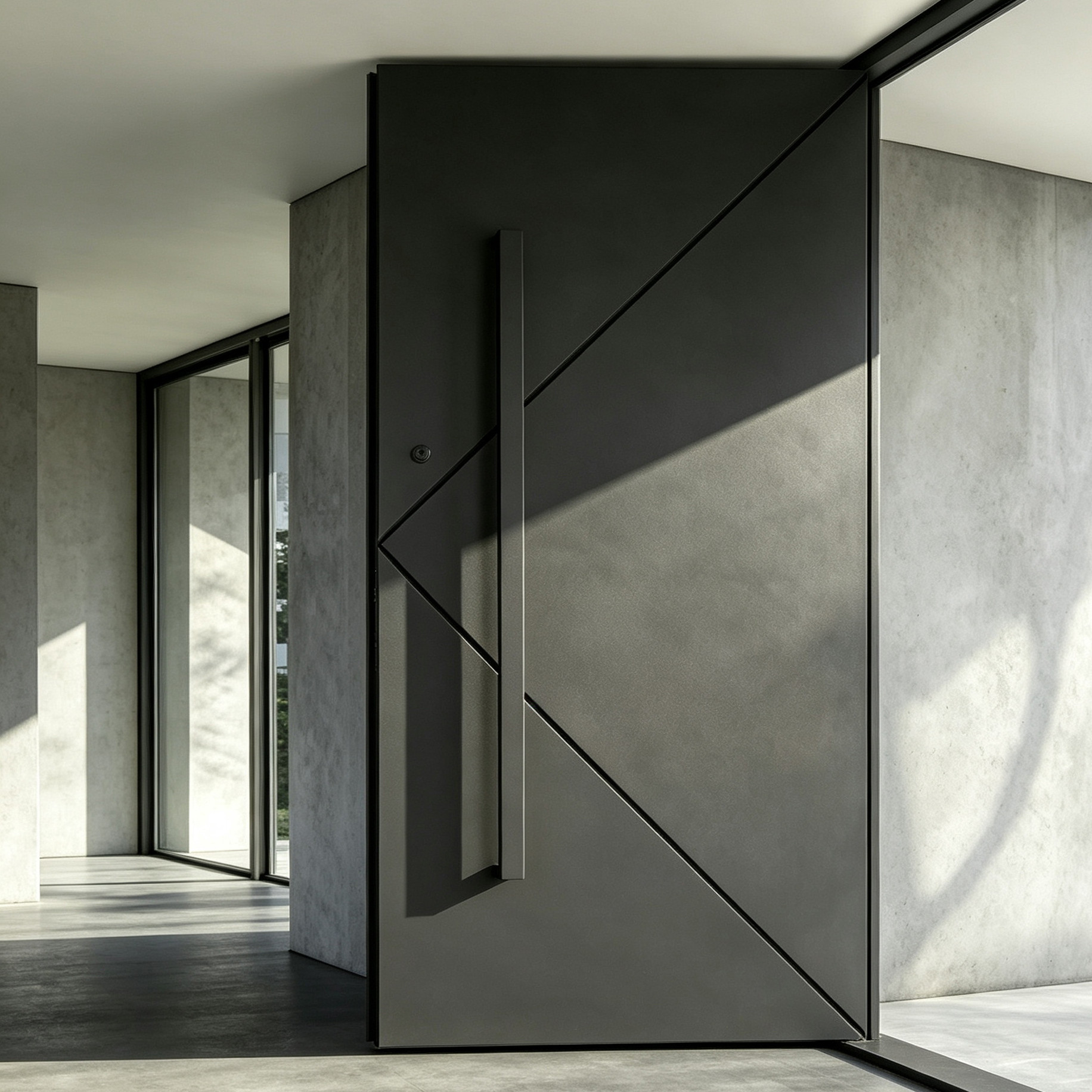 Aluminum alloy double door specially designed for high-end villas, luxury homes, and commercial clubs