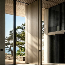 P-106Aluminum Pivot Doors | Flame Retardant | Customized Size | Luxury Villa Entry