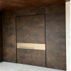 P-111 Aluminum Pivot Doors | Flame Retardant | Customized Size | Luxury Villa Entry