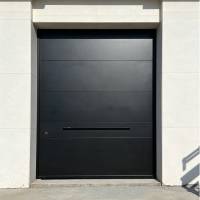P-115  Aluminum pivot doors | Flame Retardant | Customized Size | Luxury Villa Entry
