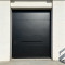 P-115 Polar Black Aluminum Pivot Door | 4mm Plate | Custom Size | Luxury