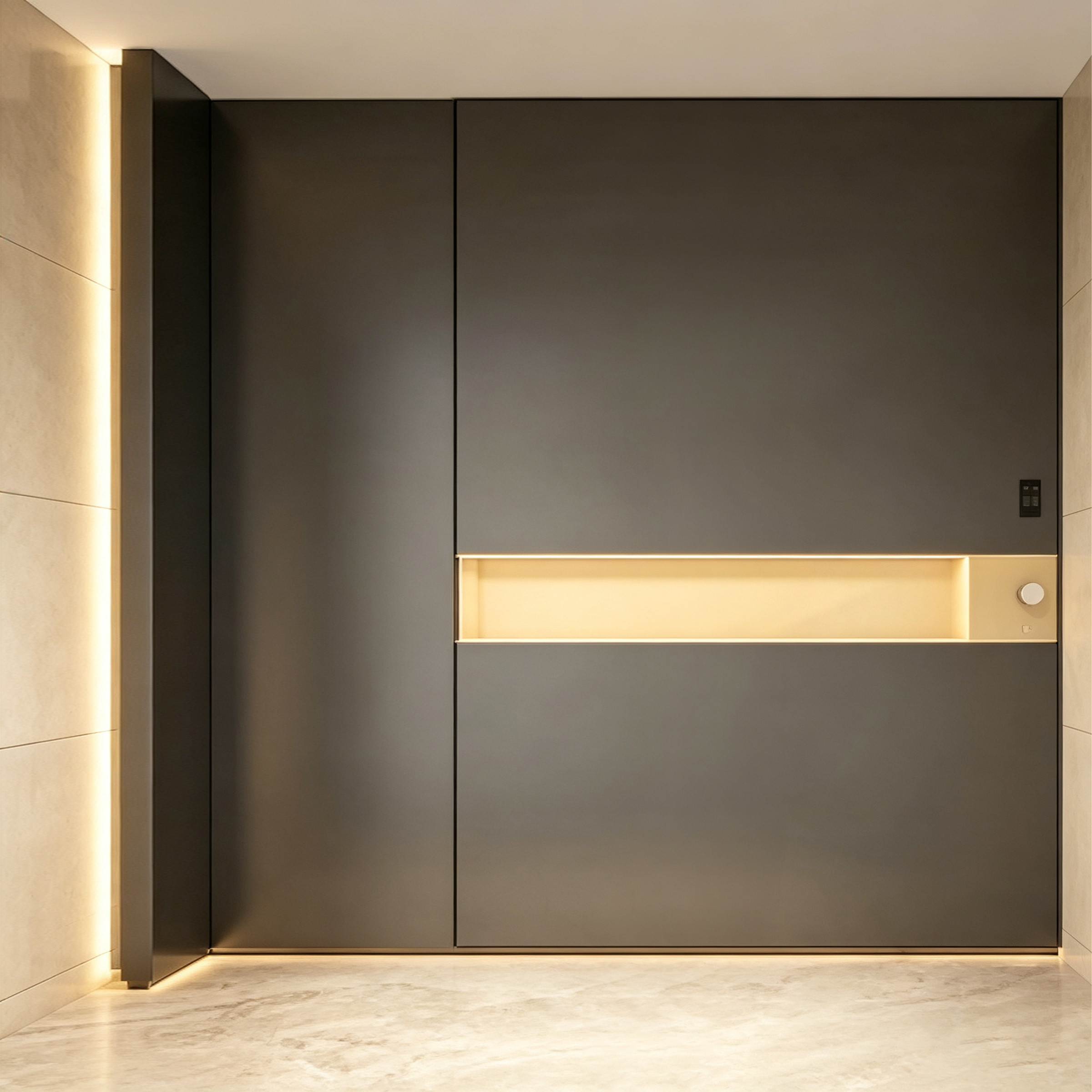 Aluminum alloy double door specially designed for high-end villas, luxury homes, and commercial clubs