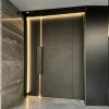 P-123  Aluminum Pivot Doors | Flame Retardant | Customized Size | Luxury Villa Entry