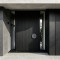 P-035 Polar Black Wood Grain Glass Door | 6mm Plate | Custom Size