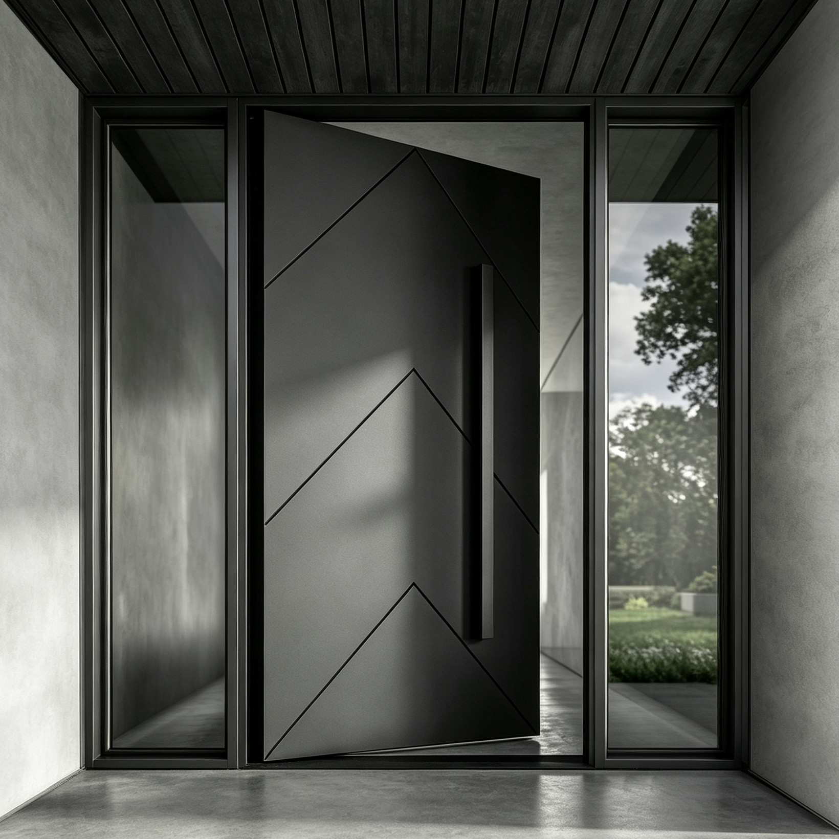 Aluminum alloy double door specially designed for high-end villas, luxury homes, and commercial clubs