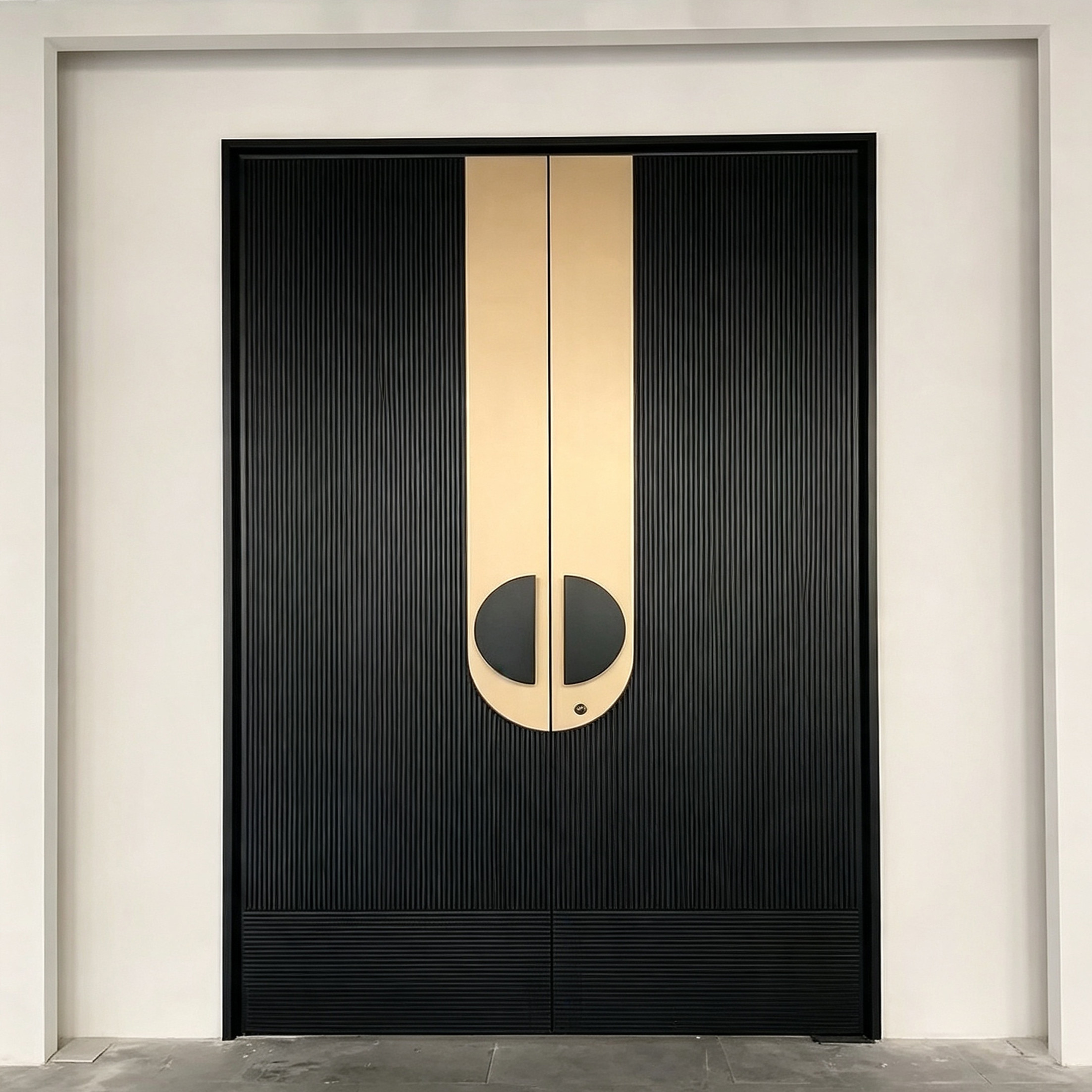 Aluminum alloy double door specially designed for high-end villas, luxury homes, and commercial clubs