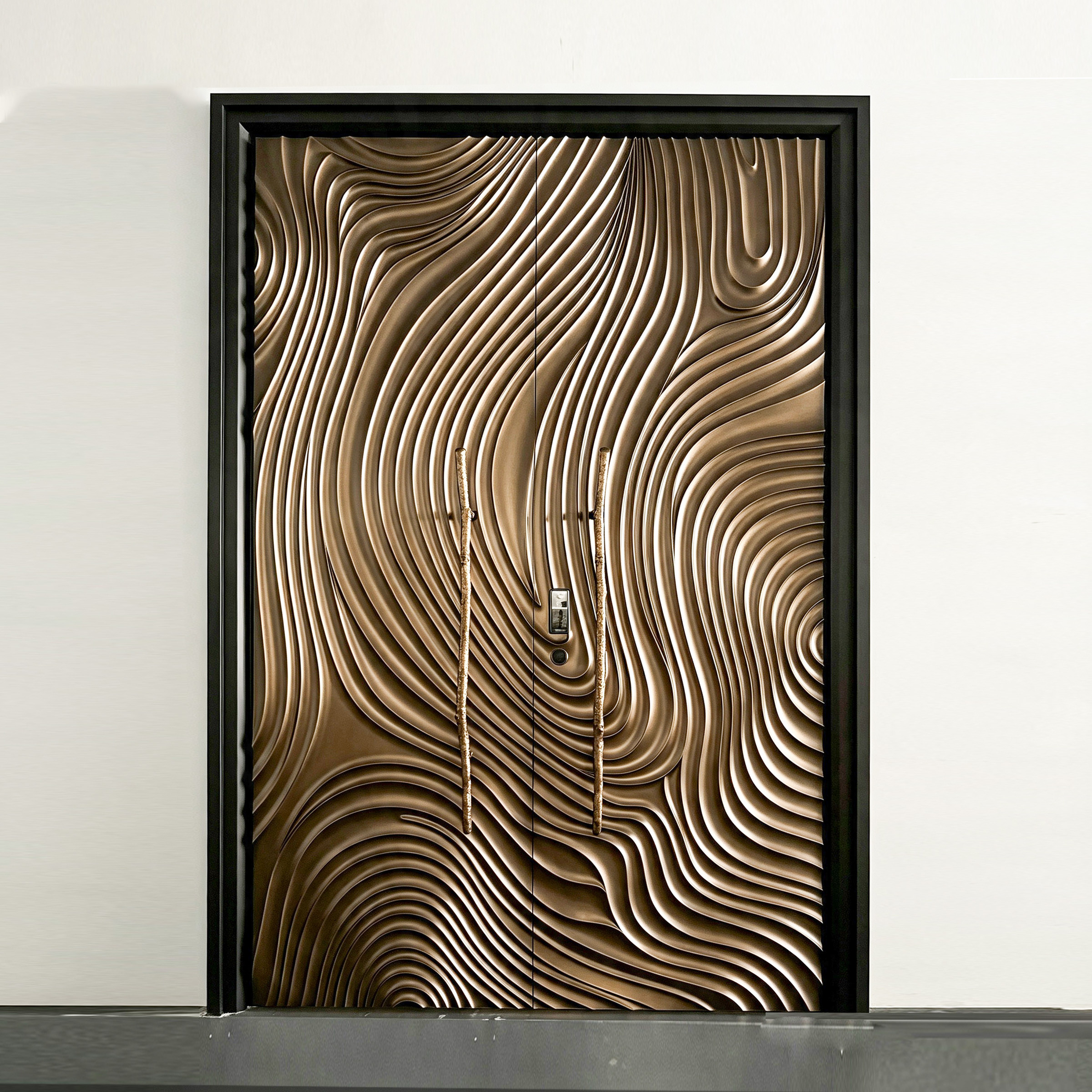 Aluminum alloy double door specially designed for high-end villas, luxury homes, and commercial clubs