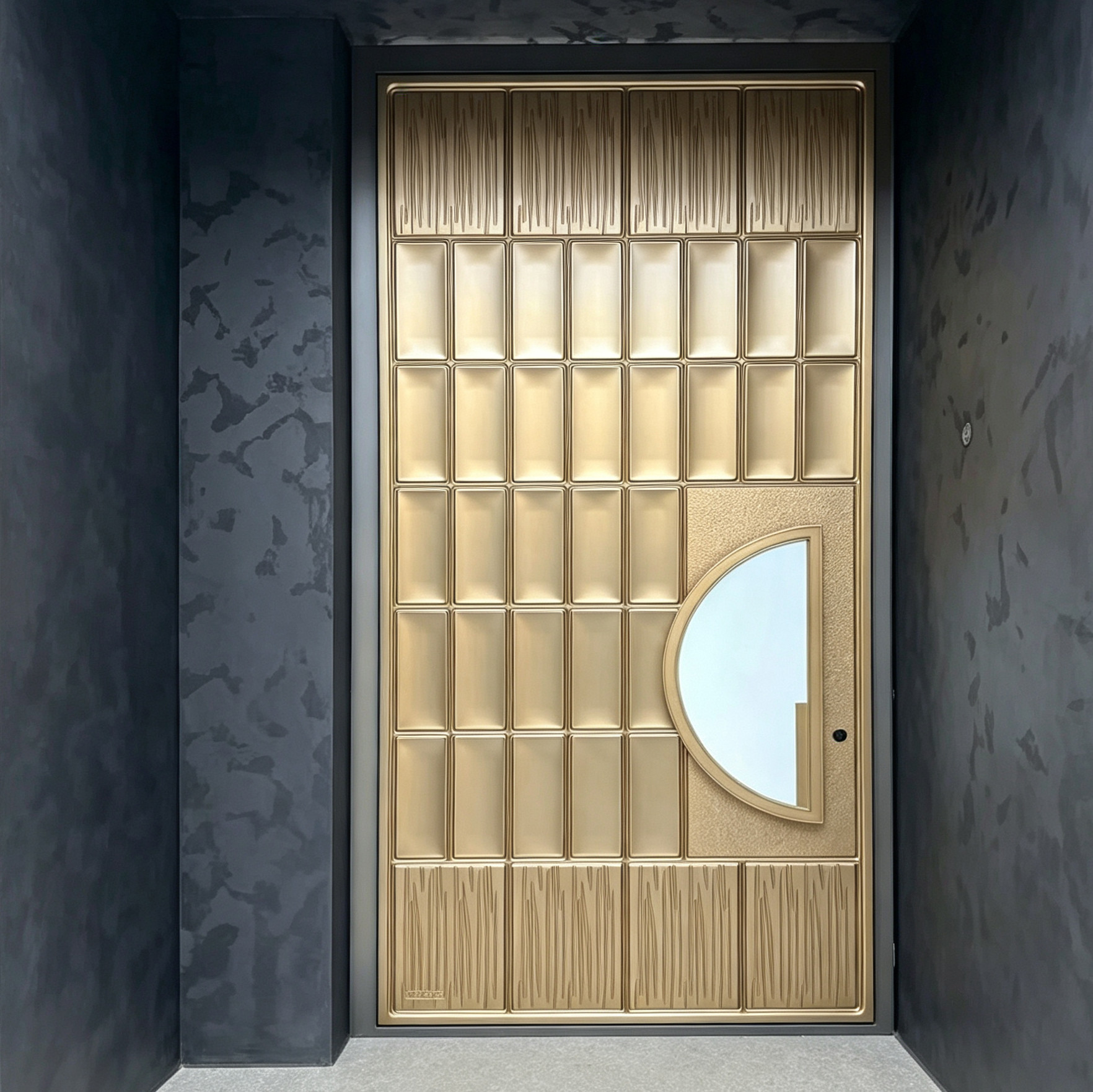 Aluminum alloy double door specially designed for high-end villas, luxury homes, and commercial clubs