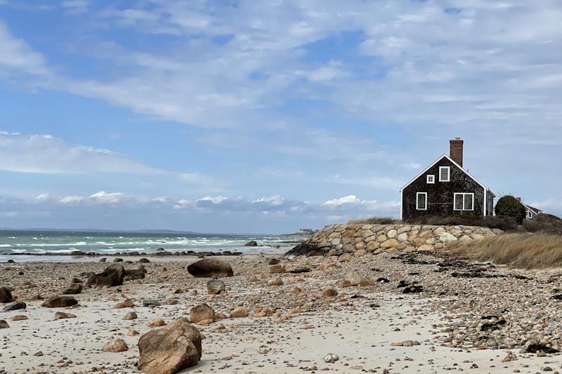 Coastal beach house with ocean view representing salt air environment