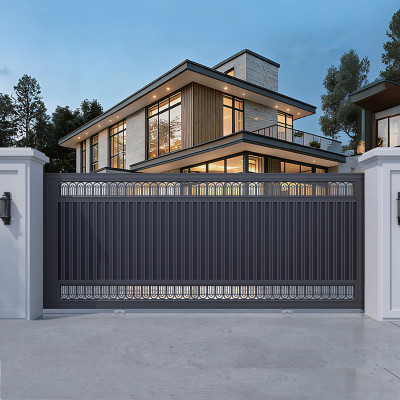G-001 Aluminum gate / Automatic sliding gate|Customized Size | Luxury Villa Garden