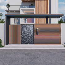 G-002  Aluminum gate | Automatic hinged gate|Customized Size | Luxury Villa Garden