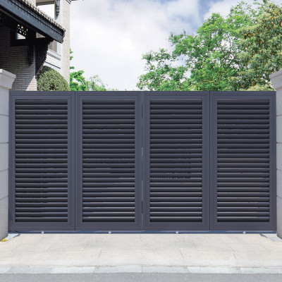 G-017 Aluminum gate / Automatic folding gate| Customized Size | Luxury Villa Garden