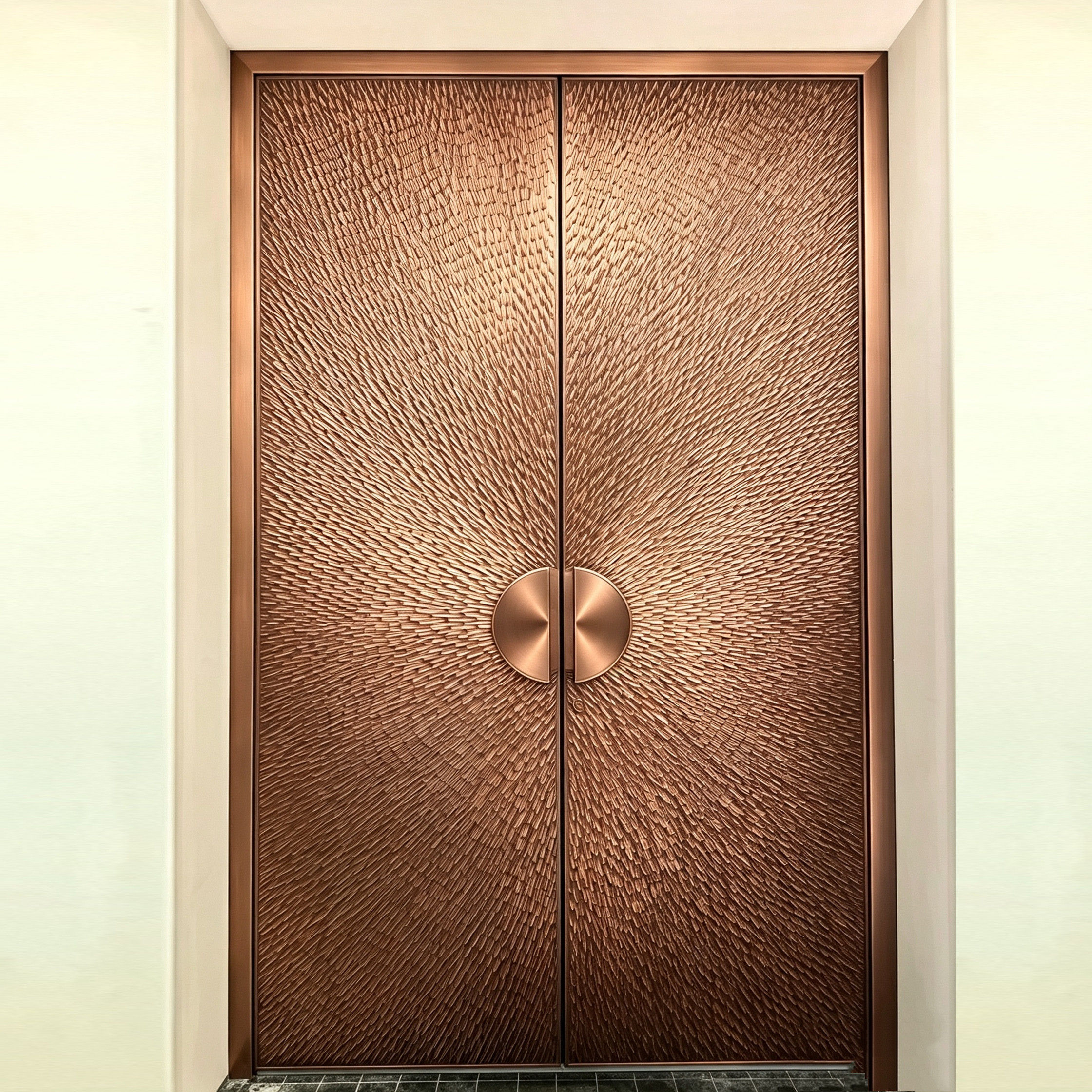 Aluminum alloy double door specially designed for high-end villas, luxury homes, and commercial clubs