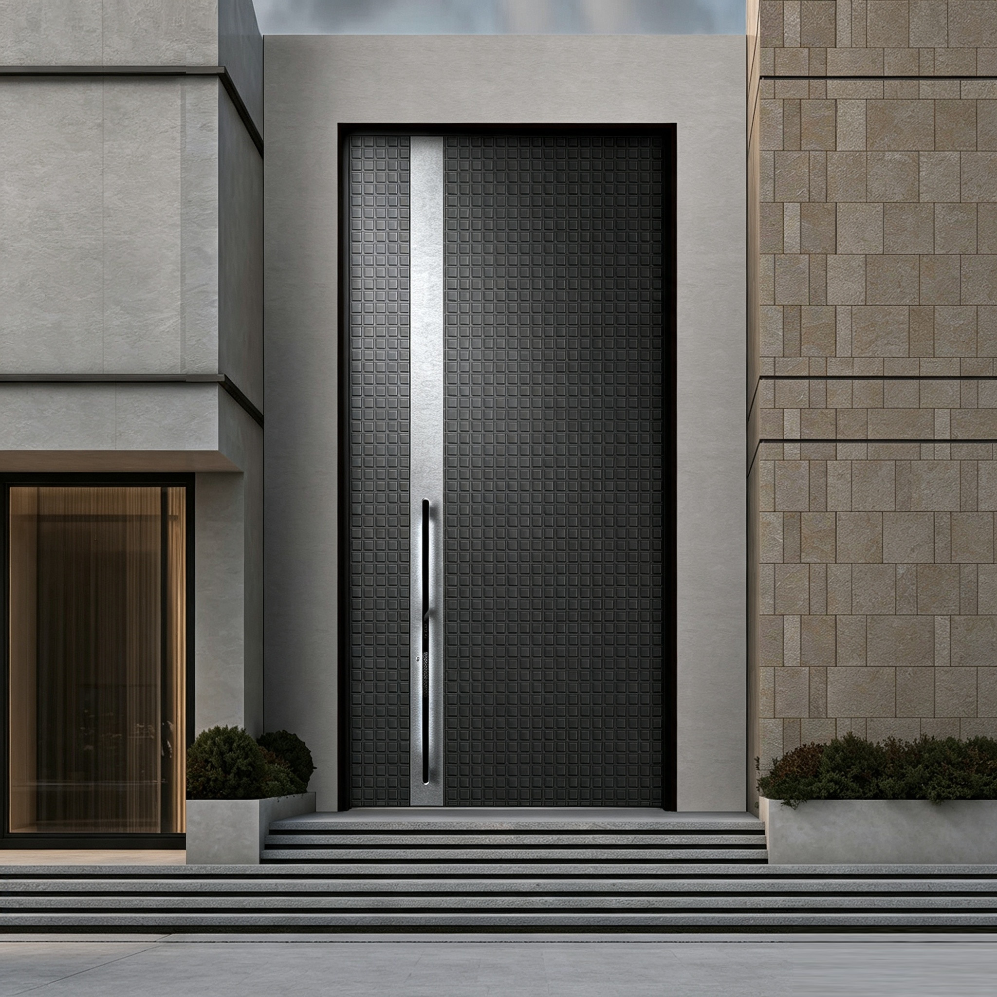Aluminum alloy double door specially designed for high-end villas, luxury homes, and commercial clubs