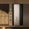 Z-016 Aluminum Unequal Double Doors | Flame Retardant | Customized Size | Luxury Villa Entry