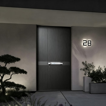 Z-027 Aluminum Unequal Double Doors | Flame Retardant | Customized Size | Luxury Villa Entry