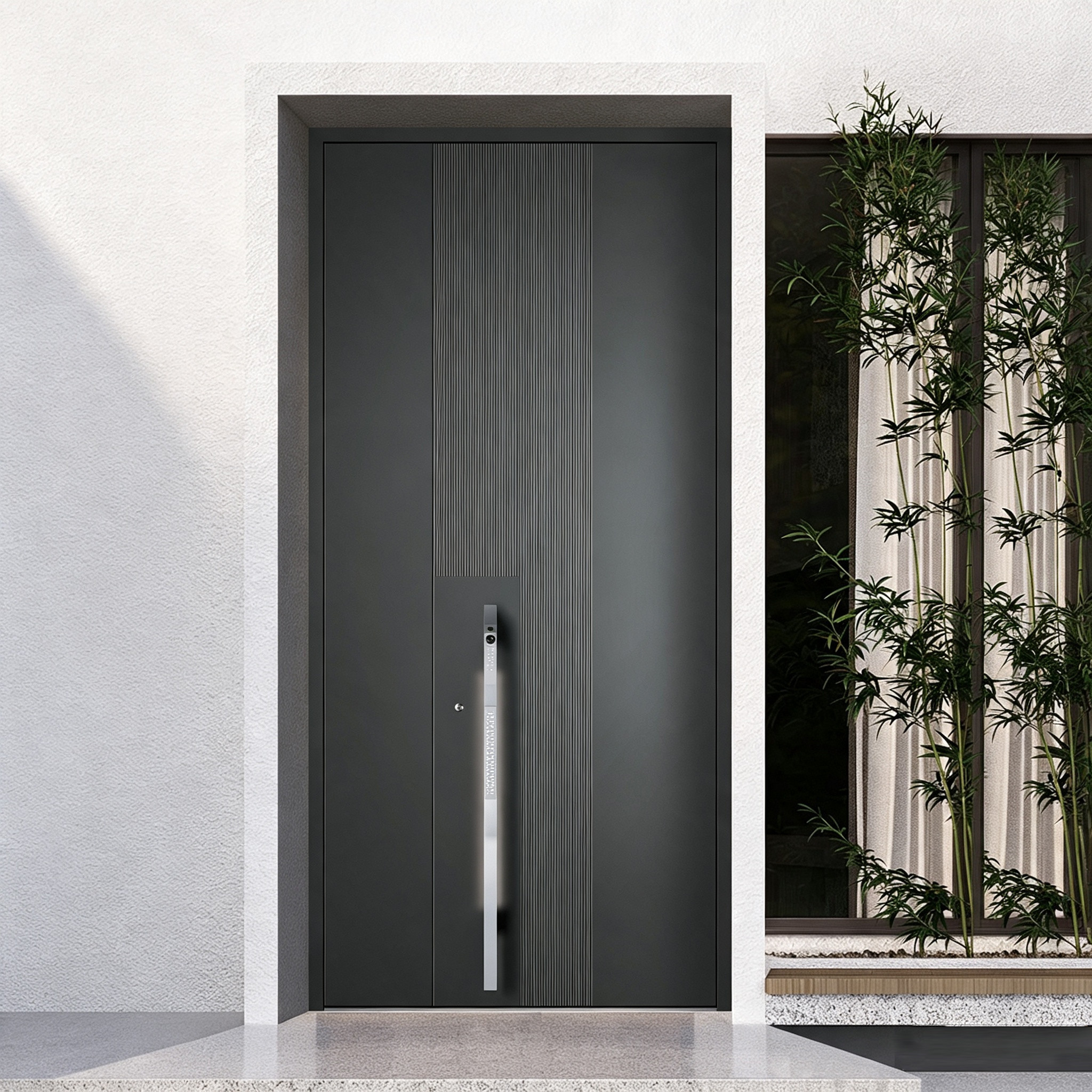 Aluminum alloy double door specially designed for high-end villas, luxury homes, and commercial clubs