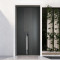 Z-028 Aluminum Unequal Double Doors | Flame Retardant | Customized Size | Luxury Villa Entry