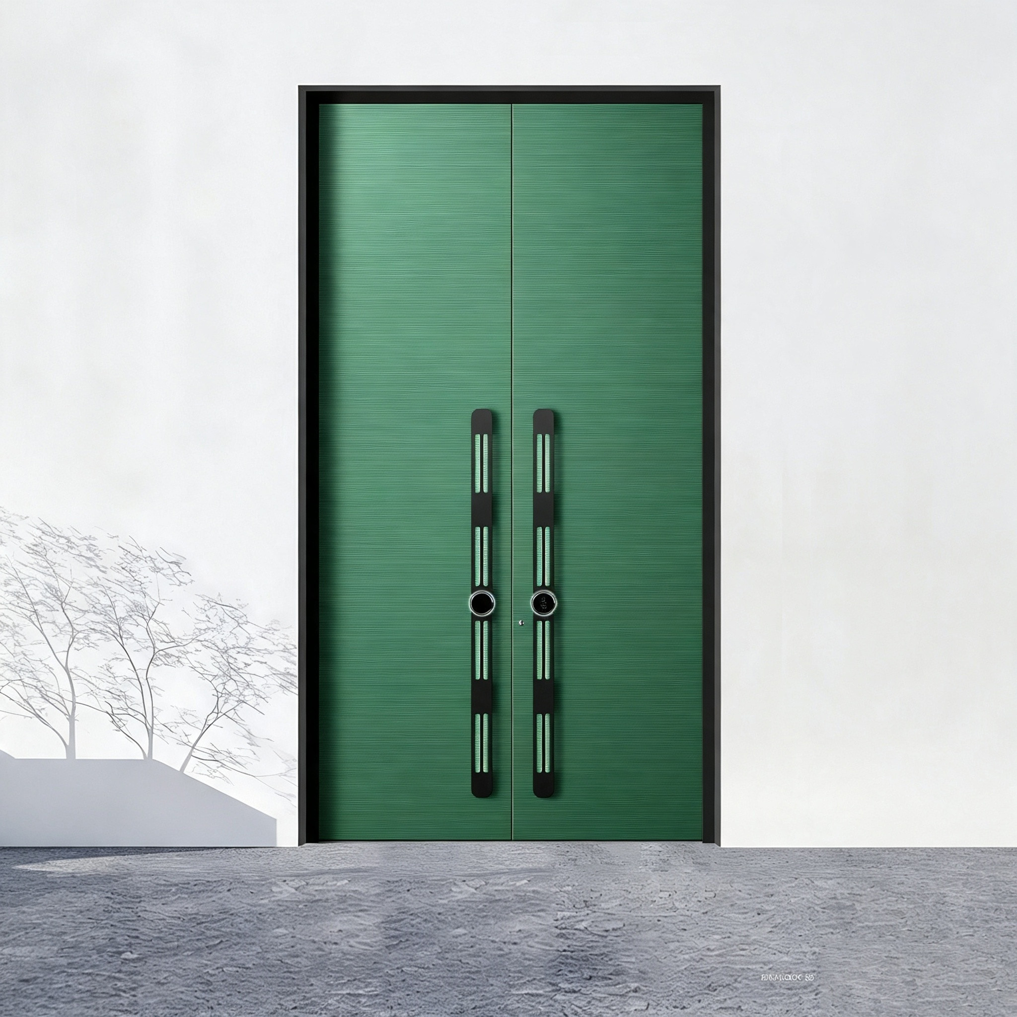 Aluminum alloy double door specially designed for high-end villas, luxury homes, and commercial clubs