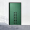 S-020 Custom Color Aluminum Double Door | 4mm Plate | Custom Size | Mansion