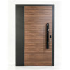 D-003 Aluminum Single Doors | Flame Retardant | Customized Size | Luxury Villa Entry