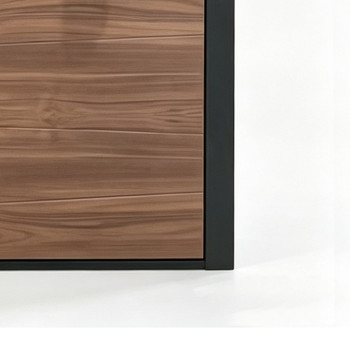 D-003 Aluminum Single Doors | Flame Retardant | Customized Size | Luxury Villa Entry