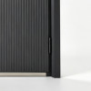 D-004 Aluminum Single Doors | Flame Retardant | Customized Size | Luxury Villa Entry