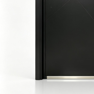 D-005 Aluminum Single Doors | Flame Retardant | Customized Size | Luxury Villa Entry