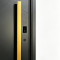 D-005 Matte Black Aluminum Single Door | 4mm Plate | Custom Size | Apartment