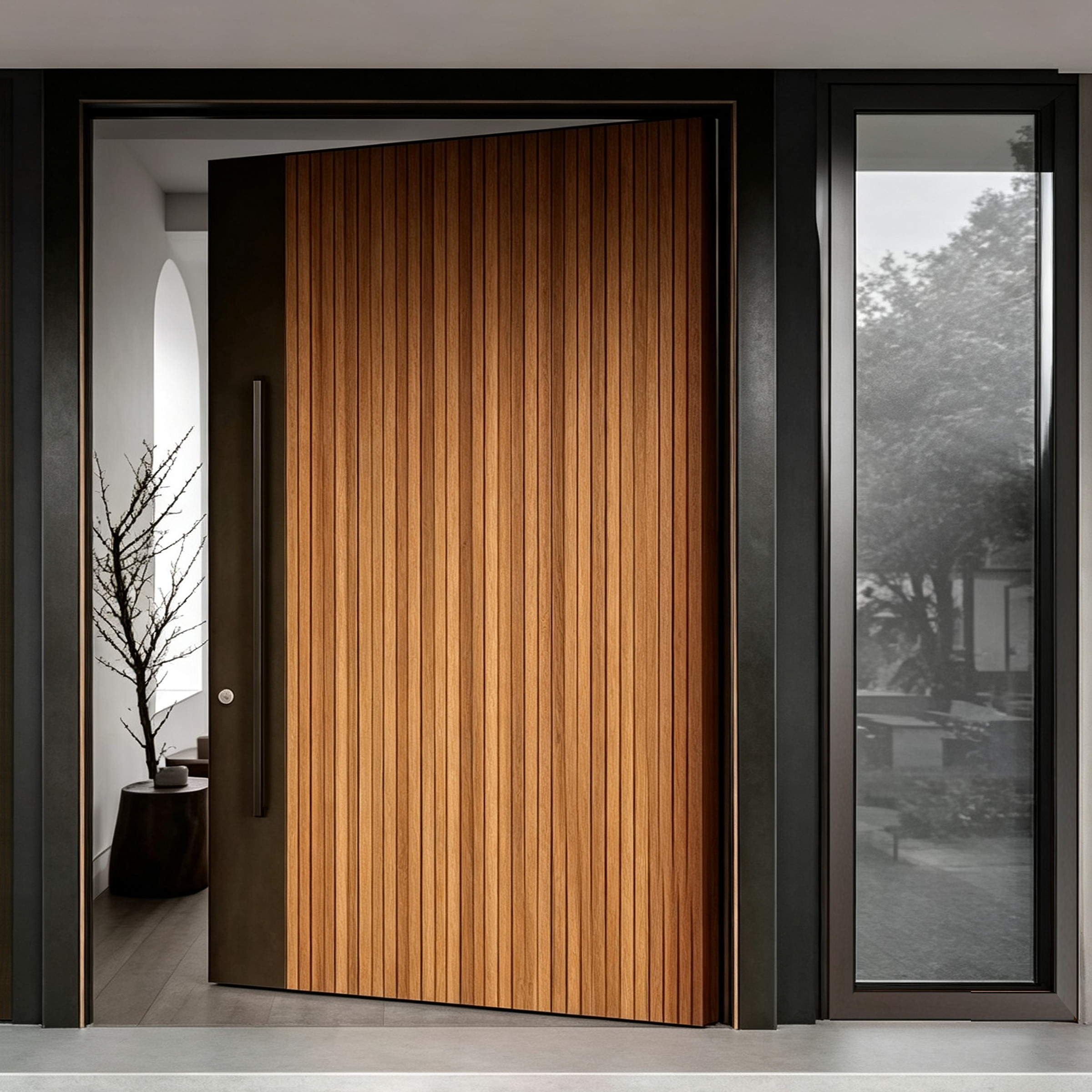 Aluminum alloy double door specially designed for high-end villas, luxury homes, and commercial clubs