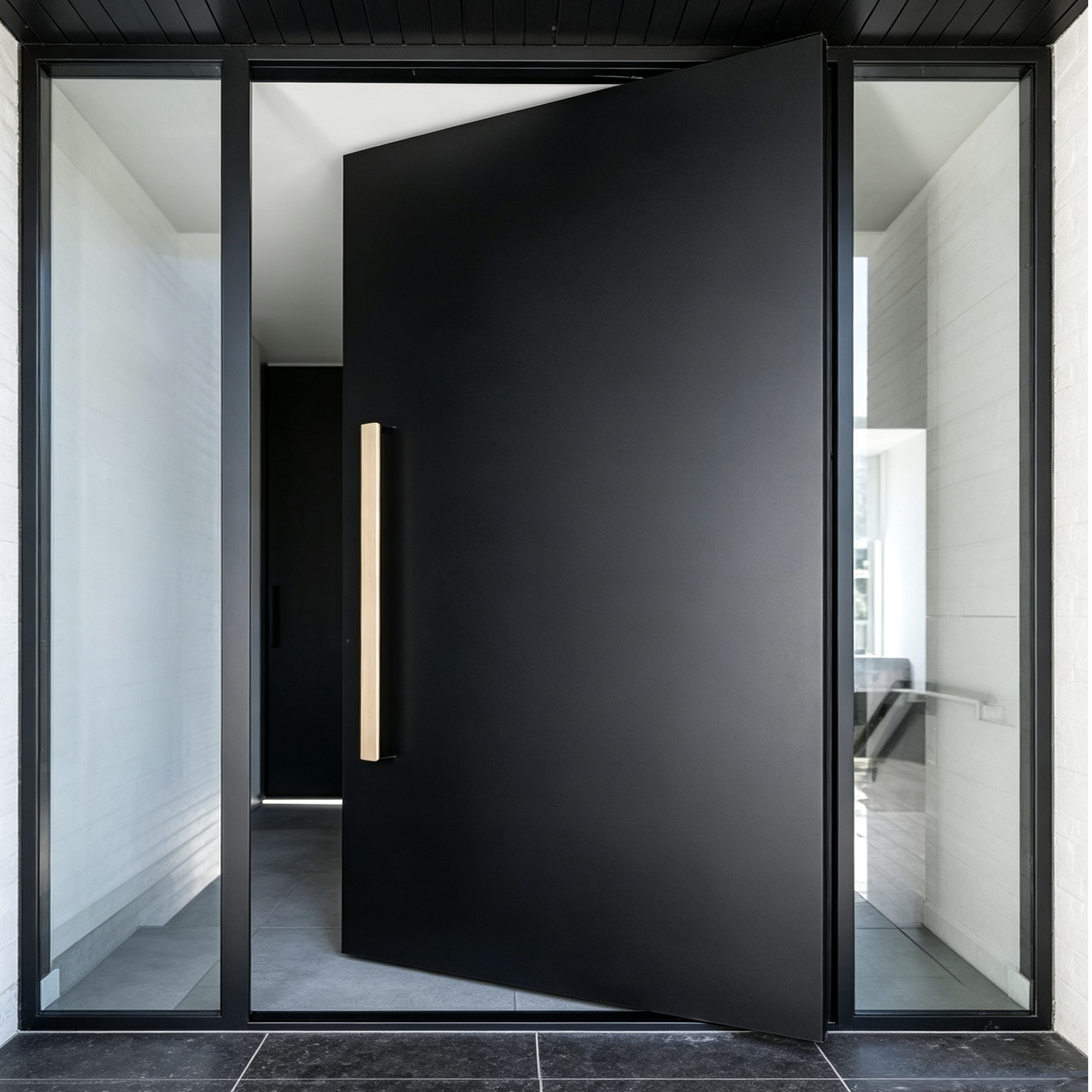Aluminum alloy double door specially designed for high-end villas, luxury homes, and commercial clubs