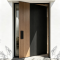 P-001 Aluminum Pivot Doors | Flame Retardant | Customized Size | Luxury Villa Entry